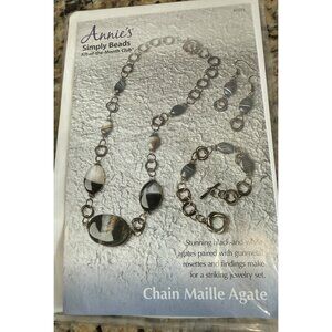 Annie's Simply Beads Kit of The Month BD072 Chain Maille Agate